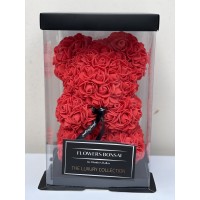 Μικρό κόκκινο Rose Bear E-Shop- Αρκουδάκια από τριαντάφυλλα