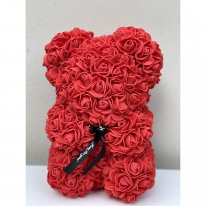 Μικρό κόκκινο Rose Bear E-Shop- Αρκουδάκια από τριαντάφυλλα