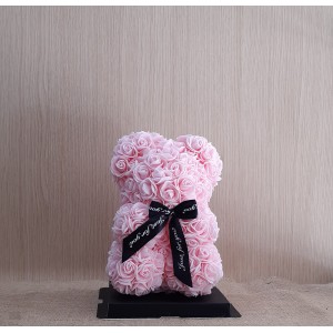 Μικρό ροζ Rose Bear E-Shop- Αρκουδάκια από τριαντάφυλλα
