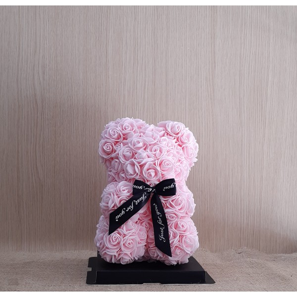 Μικρό ροζ Rose Bear E-Shop- Αρκουδάκια από τριαντάφυλλα