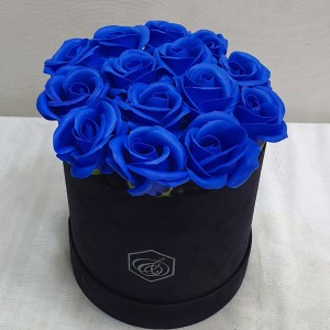 Soap Blue roses in a box