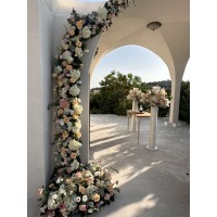 Ιδέες για  Διακόσμηση  καμάρας-Αψίδας  γάμου με λουλούδια
