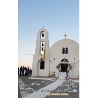 Στολισμος Εκκλησιας - Αγ. Μαρινα - Πορτο Ράφτη - Στολισμός  με γυάλες