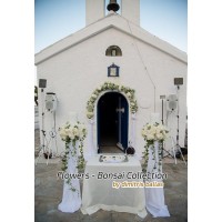 Στολισμος Εκκλησιας - Στολισμός & διακόσμηση γάμου στα λευκά Άγ. Ανδρέας - Νέα Μάκρη Στολισμοί σε Εκκλησία