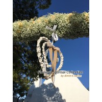 Στολισμος Εκκλησιας -  Άγ. Γεώργιος - Καβούρι - Στολισμός γάμου με χαμομήλι & γυψοφύλλη
