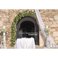Στολισμος Εκκλησιας - Άγ. Νικόλαος - Ανάβυσσος  -  Στολισμός γάμου σε λευκές αποχρώσεις