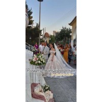 Στολισμος Εκκλησιας - Στολισμοι γάμου με χρυσες λεπτομεριες Ευαγγελίστρια Νίκαιας Στολισμοί σε Εκκλησία
