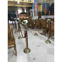 Στολισμος Εκκλησιας - Στολισμος γαμου με γυαλες - Πέτρου & Παύλου - Βαρυμπόμπη Στολισμοί σε Εκκλησία