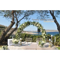 Στολισμος Κτηματος - Island Athens Riviera - Καθολικός γάμος με ελιά